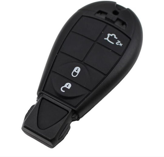 Foldable Remote Control Shell with 3 Buttons for Jeep / Chrysler / Smart