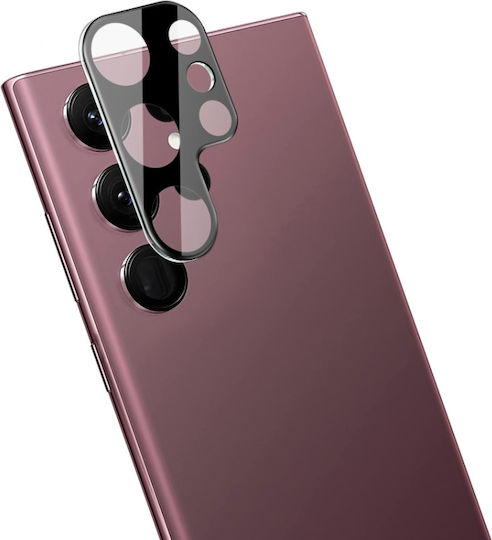 Kameraschutz Gehärtetes Glas Black für das Samsung Galaxy S23 Ultra 5G