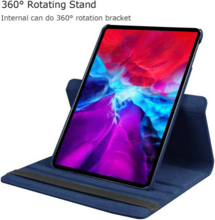 iPad Pro 11 Air 4 Flip Cover Leather Rotating Blue for Apple iPad Pro 11 / Air 4 10.9
