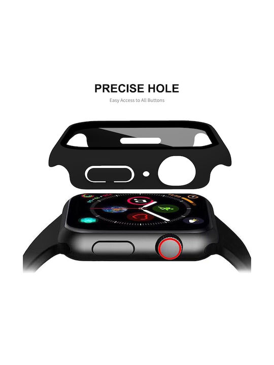 Hat-prince 2 1 Case Plastic Case in White color for Apple Watch 45mm