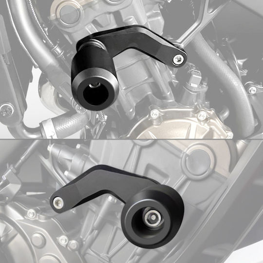 Honda Motorcycle Protective Frame Sliders XX-3165-BLK