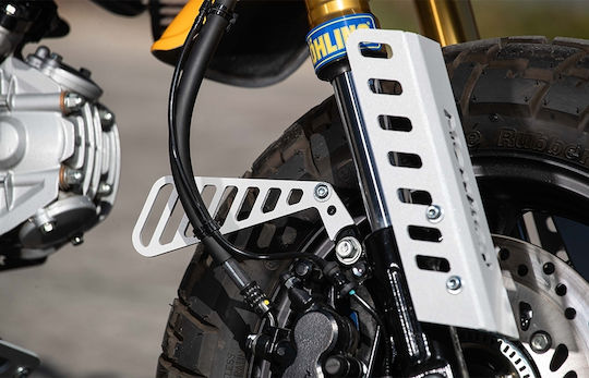 C-Racer Προστατευτικό Αλυσίδας Μοτοσυκλέτας Honda Monkey Keeway Easy Μαύρο