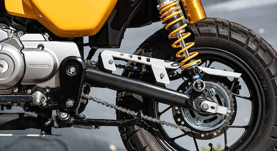 C-Racer Протектор за верига на мотоциклет Honda Маймуна Keeway Лесно Сребрист