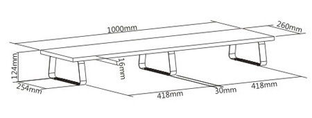 Brateck Desktop Stand for 2 Monitors up to 32" (STB-112)