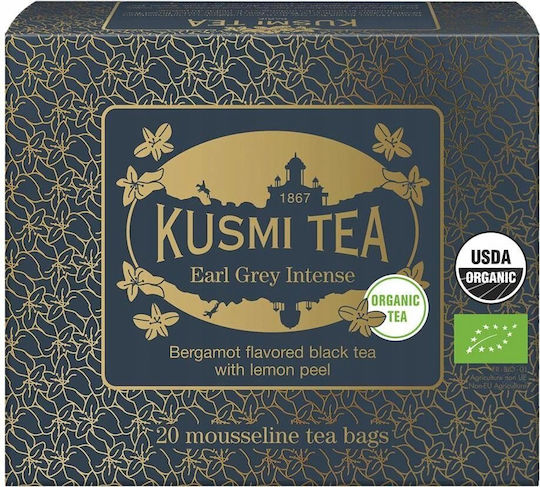 Kusmi Tea Earl Grey Intense Organic Tea 20 Sachets
