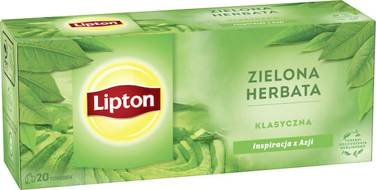 Lipton Τσάι Lipton Πράσινο Κλασικό 20 Φακελάκια