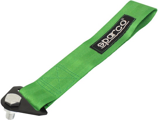 Car Towing Strap In Green Colour