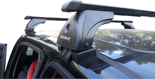 Nordrive Metallic Car Roof Bars for Hyundai Getz 5D 2002-2008 Set with Roof Rack Legs M.P.HGETZ.09