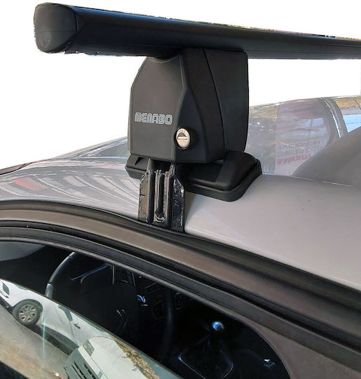 Menabo Roof box Kit 2010-2018 (with Roof Rack Legs) Black