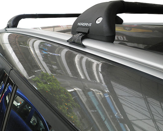 Nordrive Μπάρες Οροφής Μεταλλικές για Mini Cooper Kia Mini 2007-2013 (Σετ με πόδια)