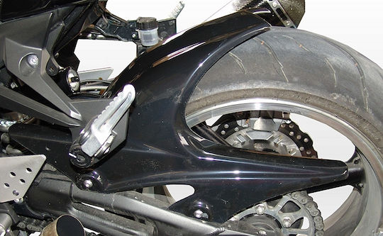 C-Racer Back Motorcycle Rear Wheel Fender for Kawasaki Z1000 Black 1pcs