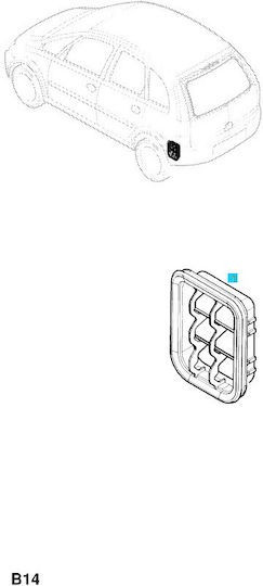 Air duct Car for Opel Meriva