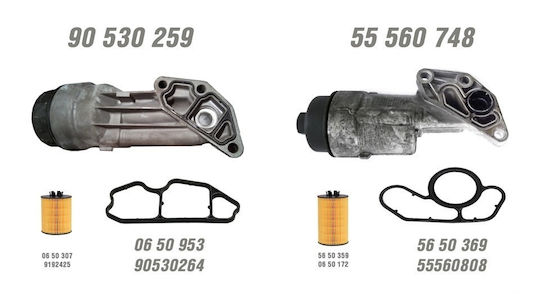 Opel Oil Filter Gasket Base C-c 55560808