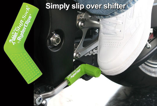 Ryderclips Motorcycle Shift Pedal Cover Green