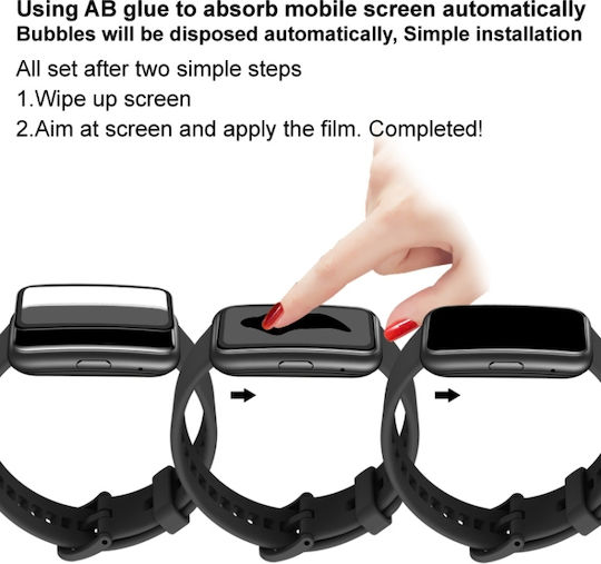 Imak Full Flexi Glass Xiaomi Redmi Band 2 Black