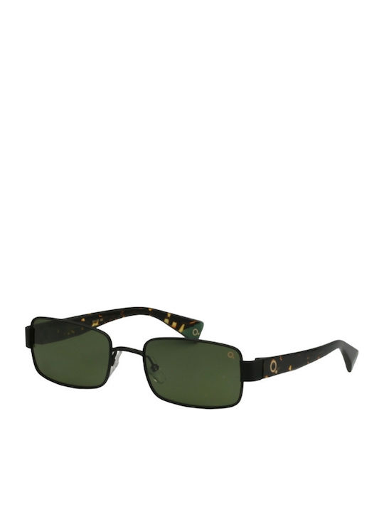 Etnia Barcelona Men's Sunglasses with Black Metal Frame and Green Lens JOEY BK