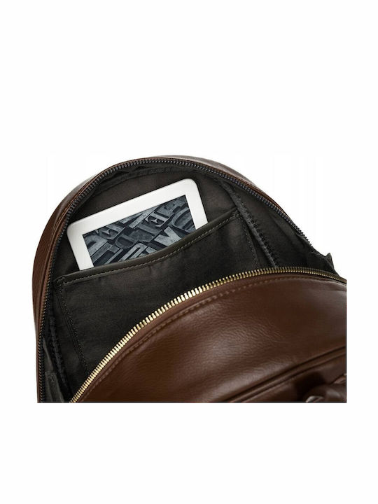 Leather Women's Bag Backpack Brown