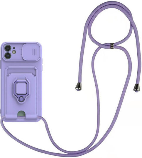 Bodycell Multifunction Umschlag Rückseite mit Band Lila (Galaxy Note 10OnePlus 10T)
