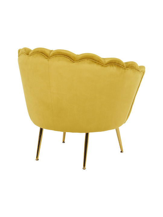 Daimon Catifelat Yellow-gold 79x74x78cm