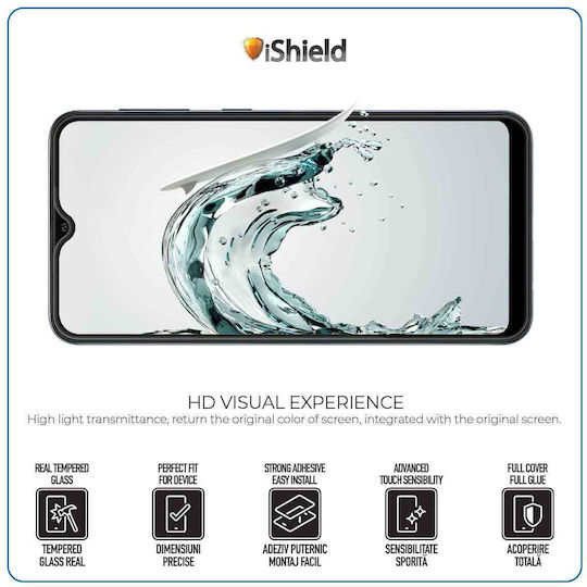 Samsung Galaxy A10 Tempered Glass Full Coverage Screen Protector with Adhesive on Entire Surface 6D Technology Arenaconceptvision Maxcell