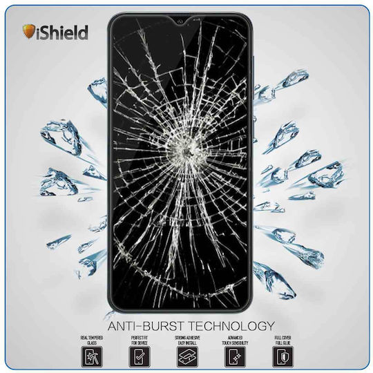 Samsung Galaxy A10 Tempered Glass Full Coverage Screen Protector with Adhesive on Entire Surface 6D Technology Arenaconceptvision Maxcell
