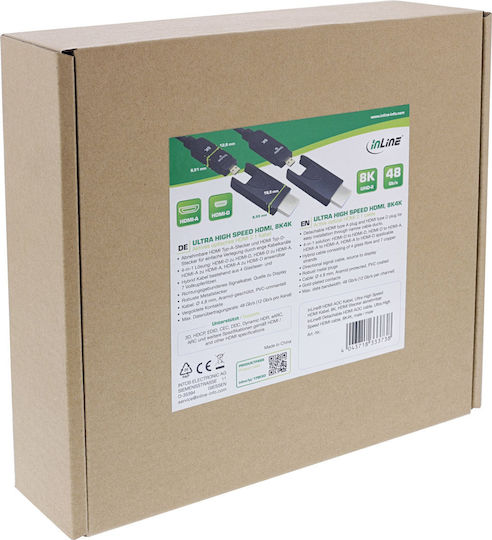 Manhattan Cable HDMI male - HDMI male 25m Μαύρο
