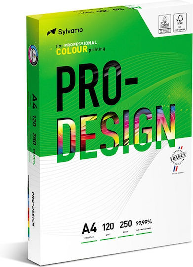 Satin Copier Printing Paper A4 120gr/m² 250 sheets Multicolour