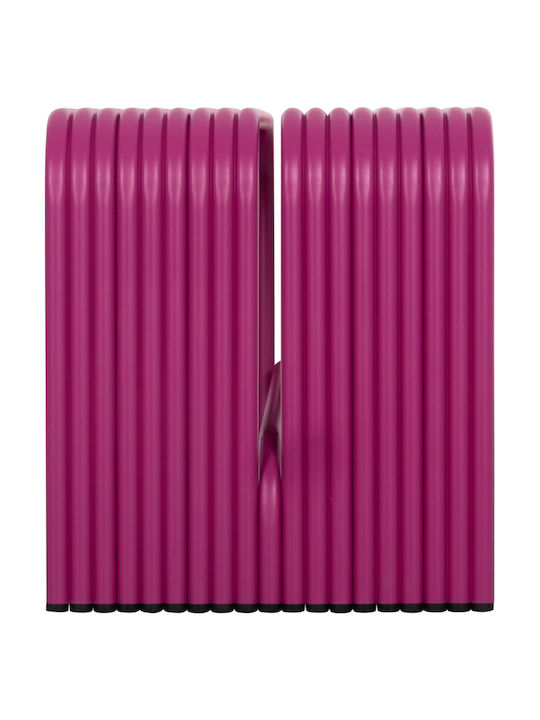 Intrepid Bench Outdoor Metal Purple 109.5x37x42cm