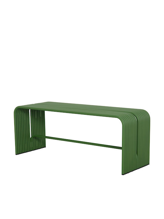Intrepid Bench Outdoor Metal Green 109.5x37x42cm