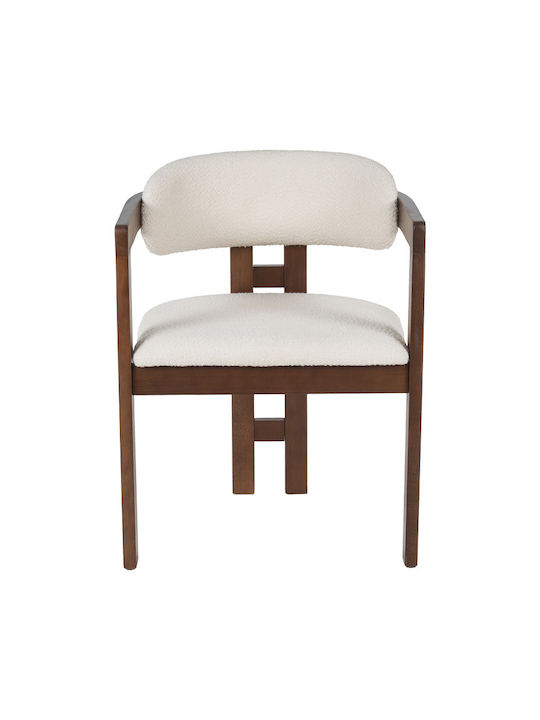 Winsor Dining Room Wooden Chair Beige 58.5x51x76cm