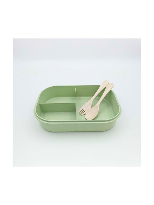 Uncle George Microwave Plastic Lunch Box Green 1600ml