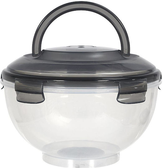 Cook Concept Σετ Πλαστικά Δοχεία Φαγητού Μαύρα 24x16.5cm 3τμχ