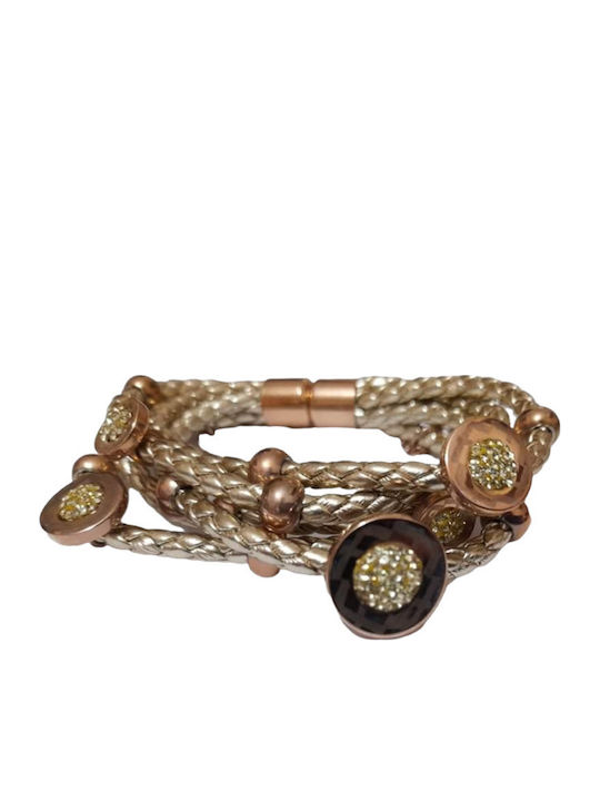 One Jewellery Γυναικείο Βραχιόλι από Δέρμα