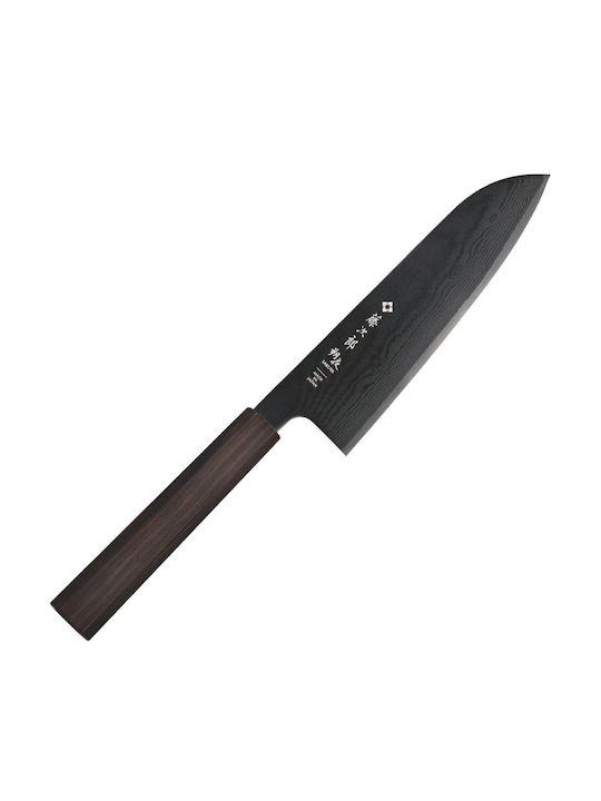 Tojiro Knife Santoku from Damascus Steel 16.5cm