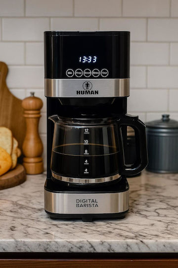 Human Programmable Filter Coffee Machine 900W