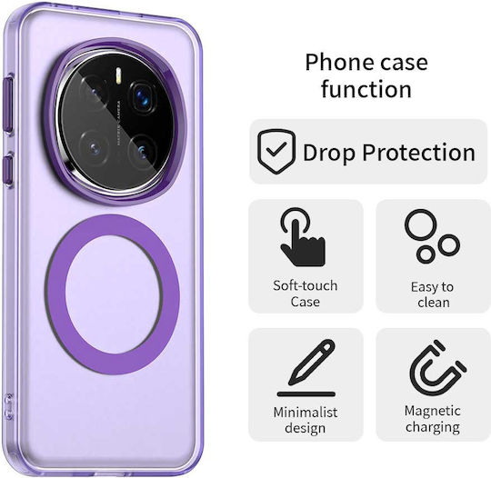 Techsuit Back Cover Πλαστικό / Σιλικόνης Μωβ (Honor Magic7 Pro)