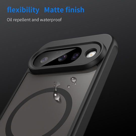 Techsuit Halofrost II Umschlag Rückseite Kunststoff Schwarz (Google Pixel 10)