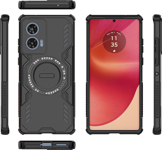 Techsuit Back Cover Πλαστικό Μαύρο (Motorola Edge 50 Fusion)