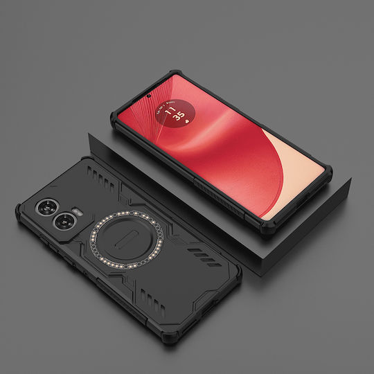 Techsuit Back Cover Πλαστικό Μαύρο (Motorola Edge 50 Fusion)