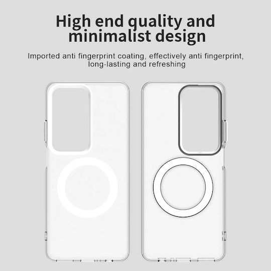 Techsuit Umschlag Rückseite Silikon Weiß (Oppo A80 5G)