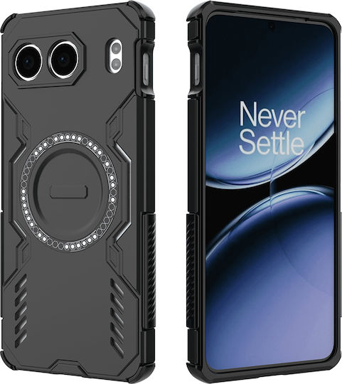 Techsuit Задна корица Пластмаса Черен (OnePlus Nord 4)