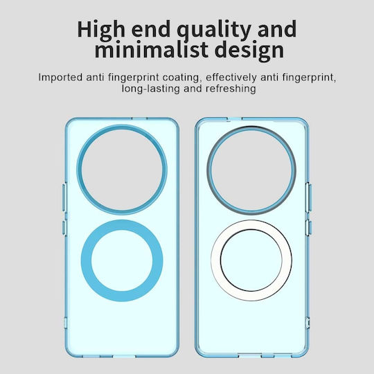 Techsuit Umschlag Rückseite Silikon / Kunststoff Blau (Honor Magic7 Lite)