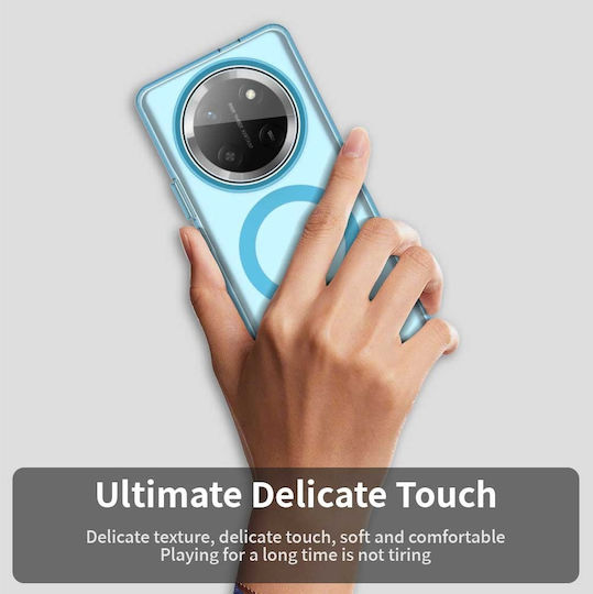 Techsuit Umschlag Rückseite Silikon / Kunststoff Blau (Honor Magic7 Lite)