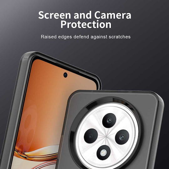 Techsuit Back Cover Σιλικόνης Μαύρο (Galaxy A40Oppo A60)
