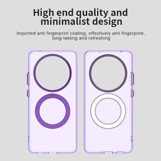 Techsuit Back Cover Σιλικόνης Μωβ (Oppo Reno12 F / FS)