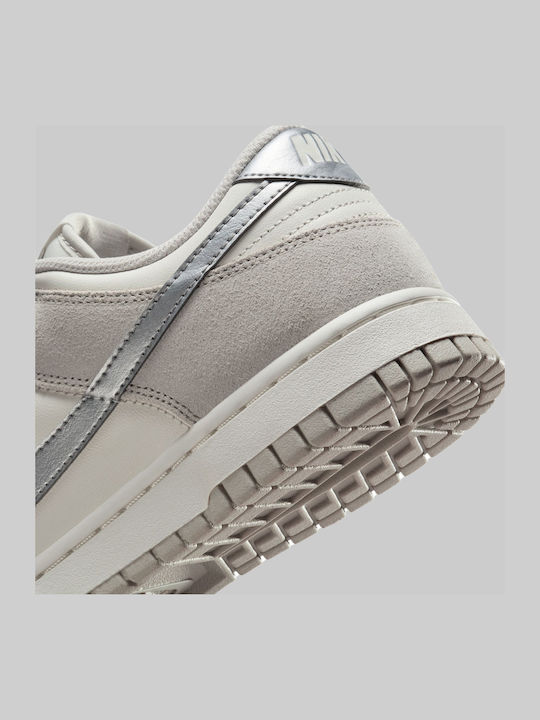 Dunk Low Sneakers Silver Swoosh