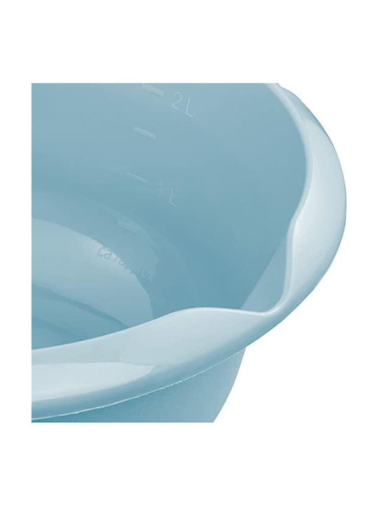 Keeeper Servierschüssel Rund Kunststoff Blau mit Durchmesser 24cm