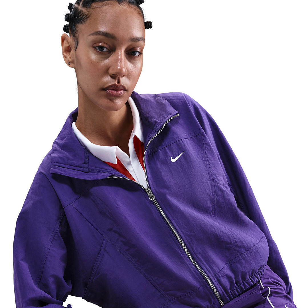 nike womens jacket purple