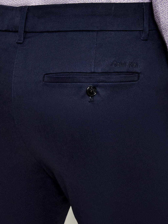 Παντελόνι Chino Ελαστικό σε Slim Εφαρμογή Navy Μπλε
