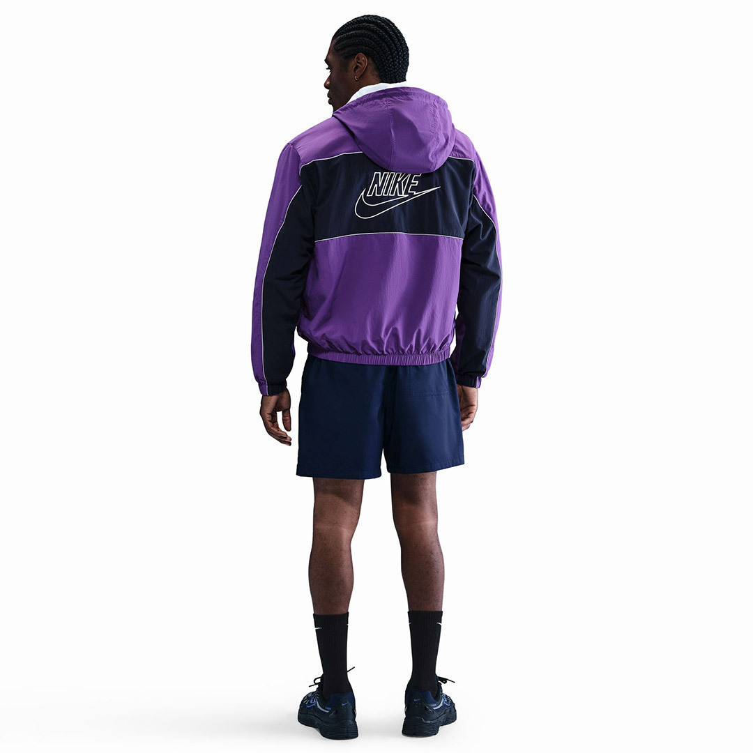 purple and black nike jacket